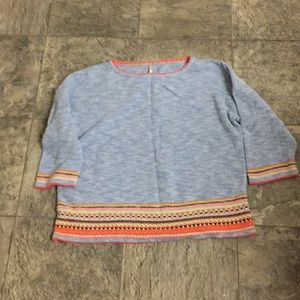 1775 cotton scoop neck sweater xl